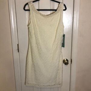 Stumo 1 Women's Cream Scoop Neck Sleeveless Tank Top Size 14 NWT
